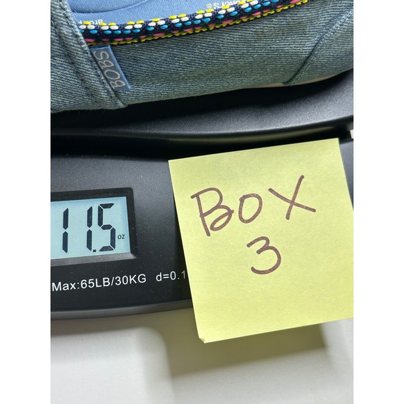 BOBS from Skechers Shoes Women's 7.5 Denim Slip On Casual Comfort Shoes - Picture 11 of 11